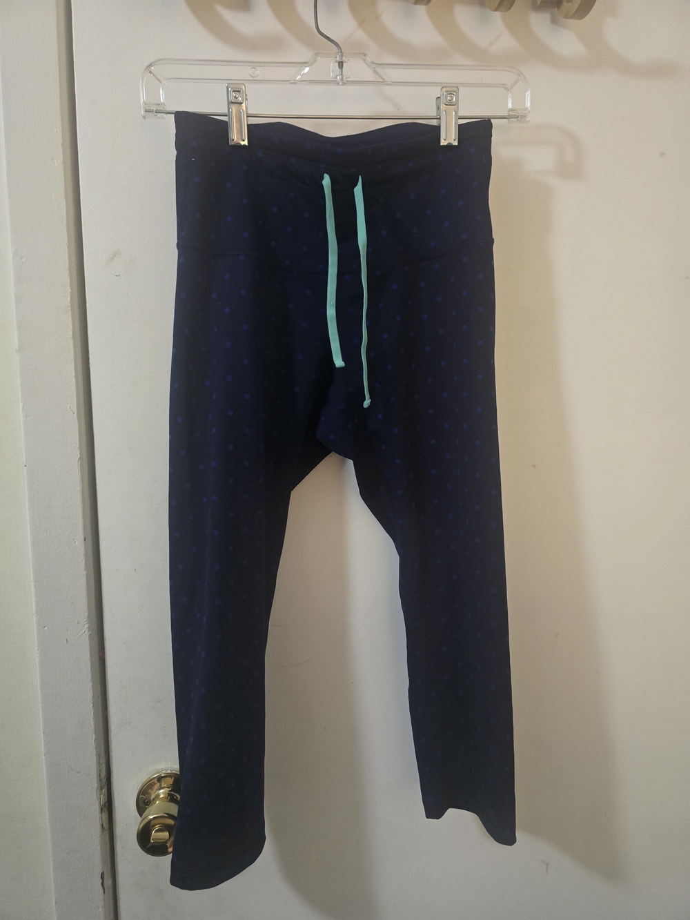 Old Navy Active Cropped Polka Dot Leggings - Women's Petite Small